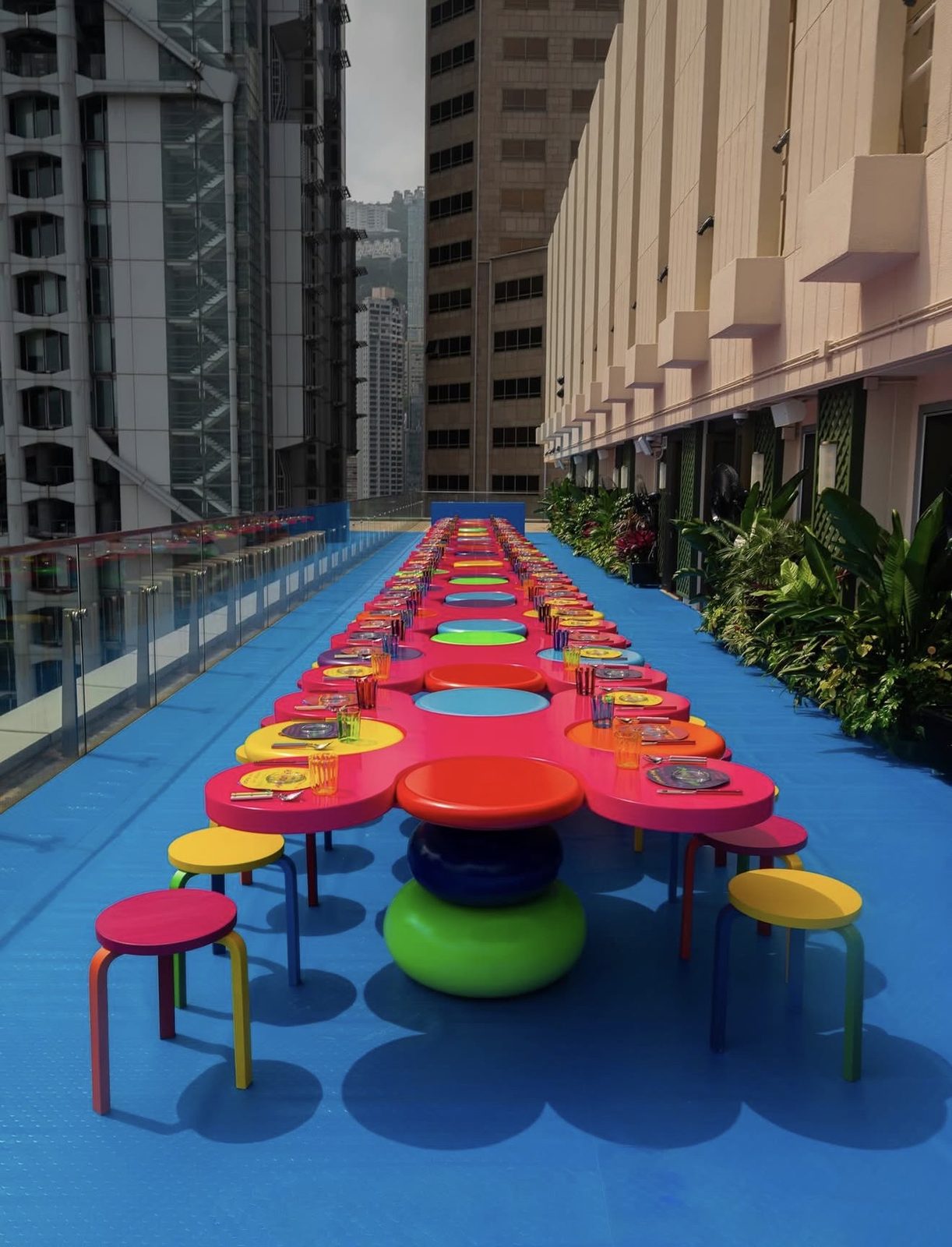 Rooftop colorato